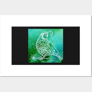 California Quail Posters and Art